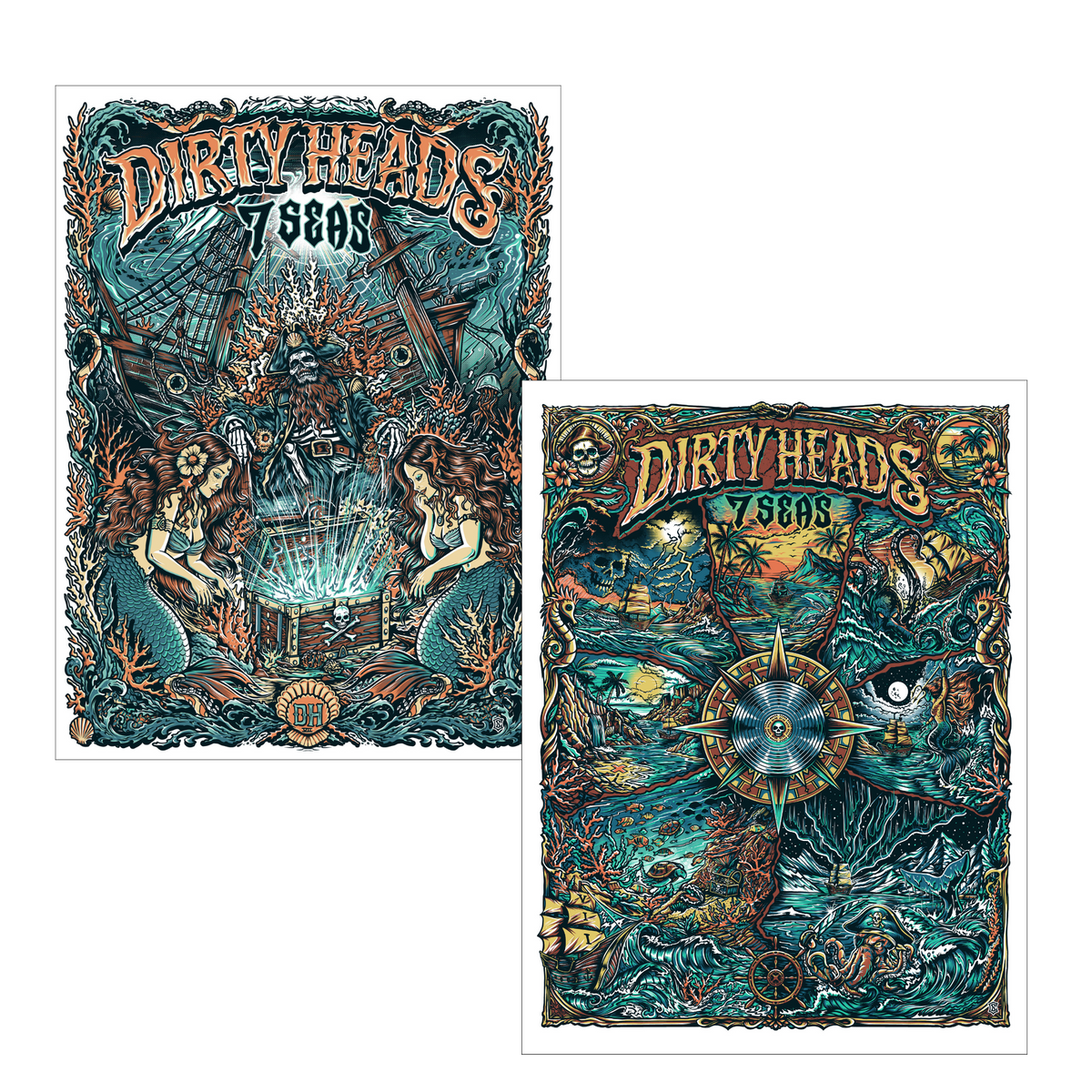 SOLD OUT 7 Seas Posters - Foil – Dirty Heads Store