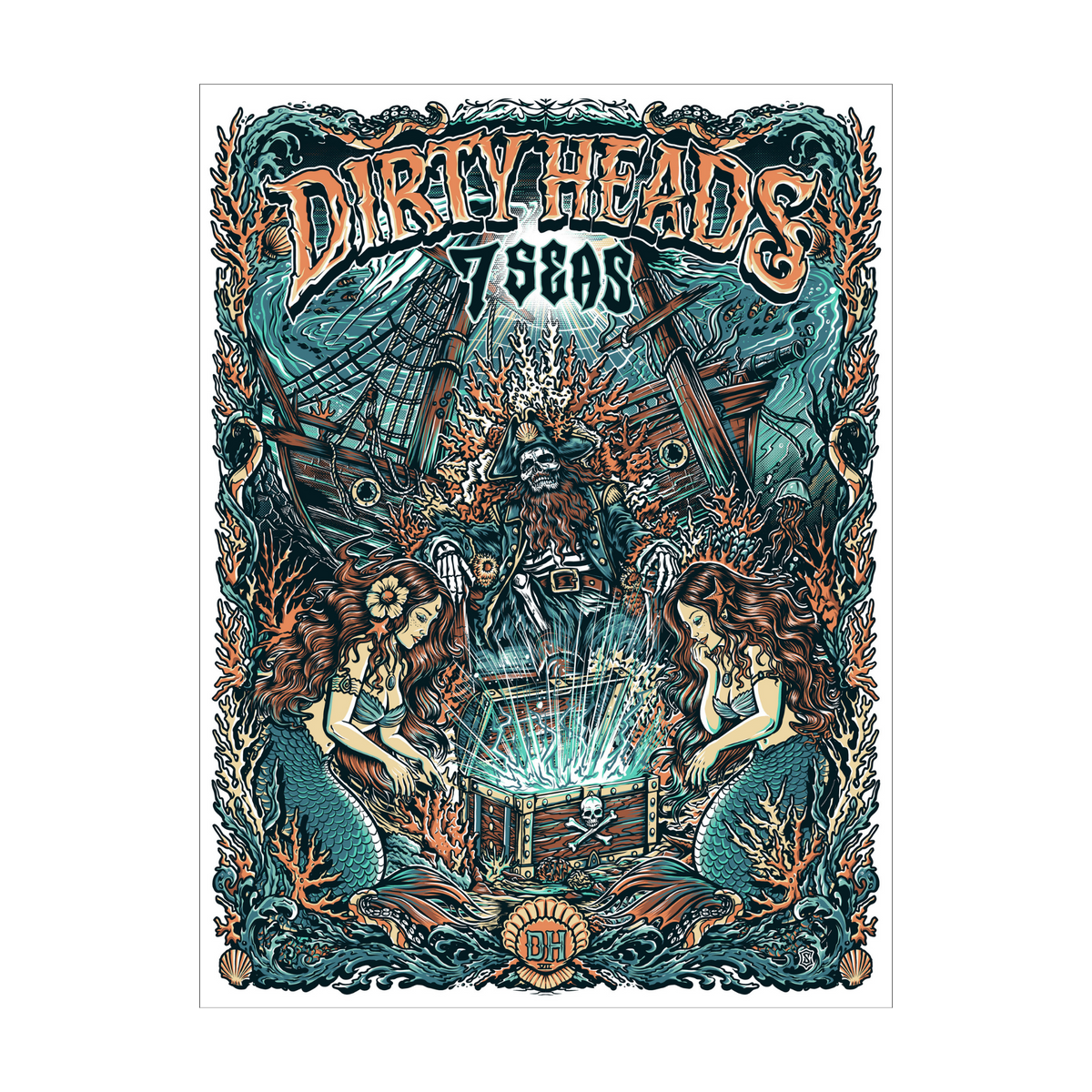 7 Seas Posters - Regular – Dirty Heads Store