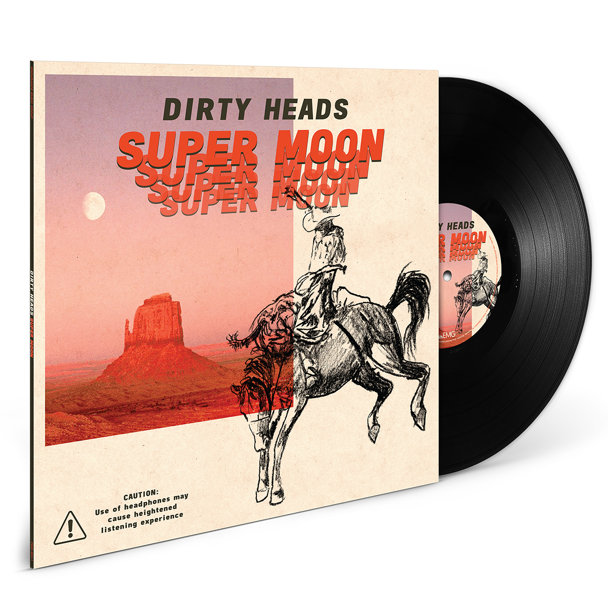 Super Moon LP Black Dirty Heads Store