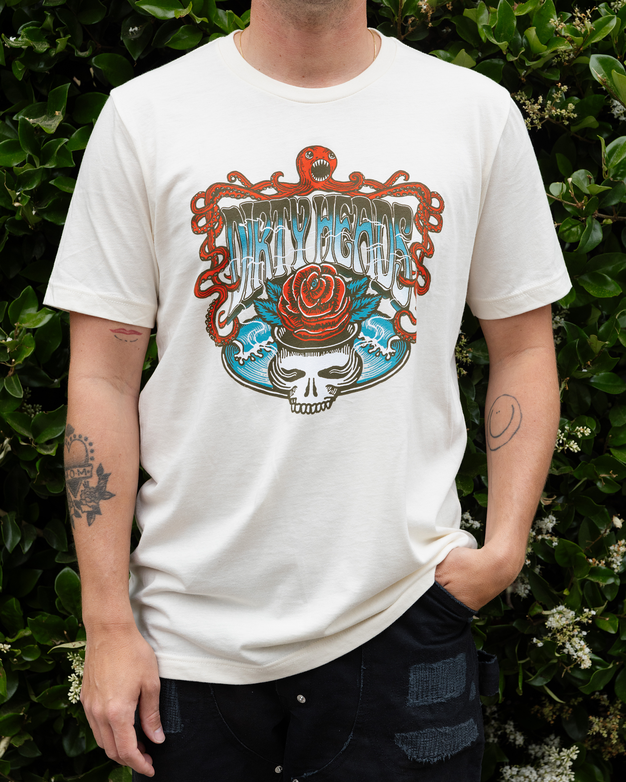 Skull Rose T-Shirt – Dirty Heads Store