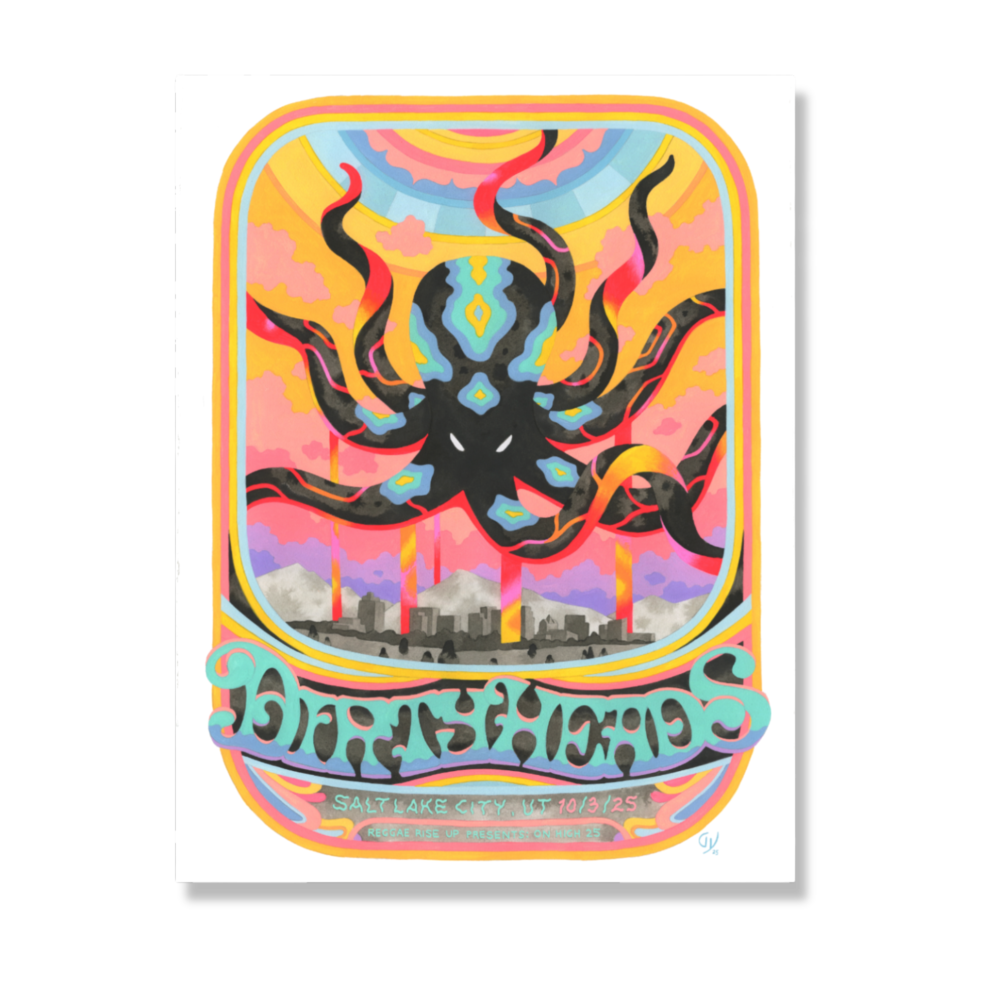 Salt Lake City, UT 10/3/25 Poster by Graham Yarrington