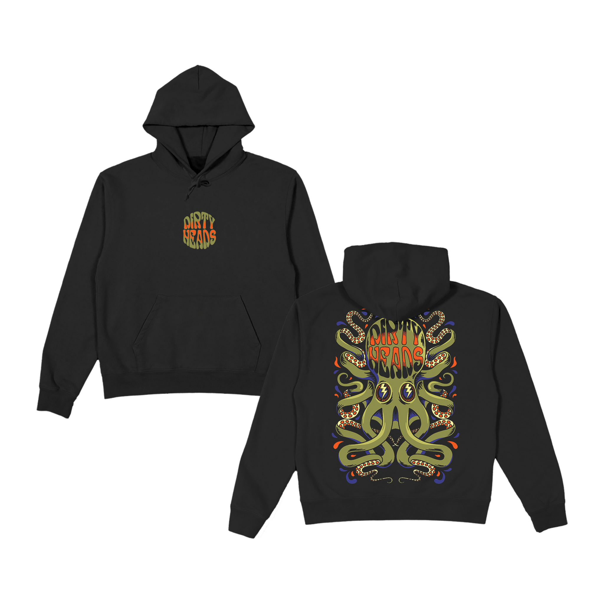 Octo Jolt Black Hoodie